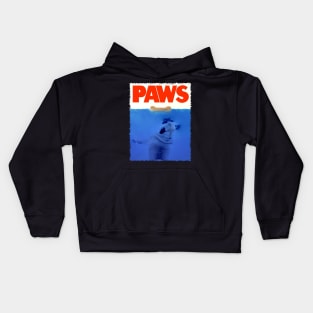 Pawsitively Pug PAWS Canine Chic, Tee Triumph for Pug Lovers Kids Hoodie